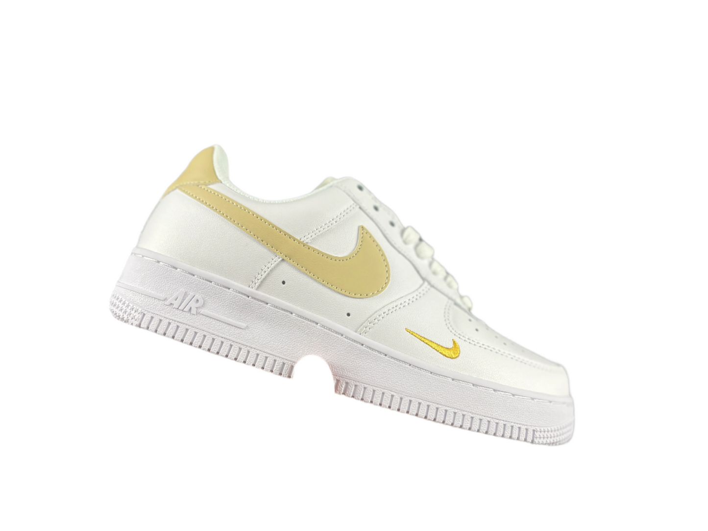 NIKE AIR FORCE 1 "Mini Swoosh White/Yellow"