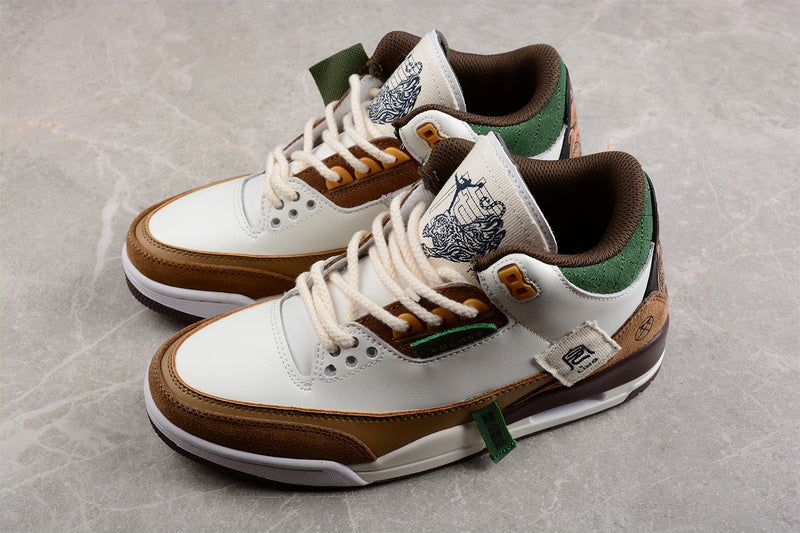 AIR JORDAN 3 SE WHITE/DARK BROWN-GREEN