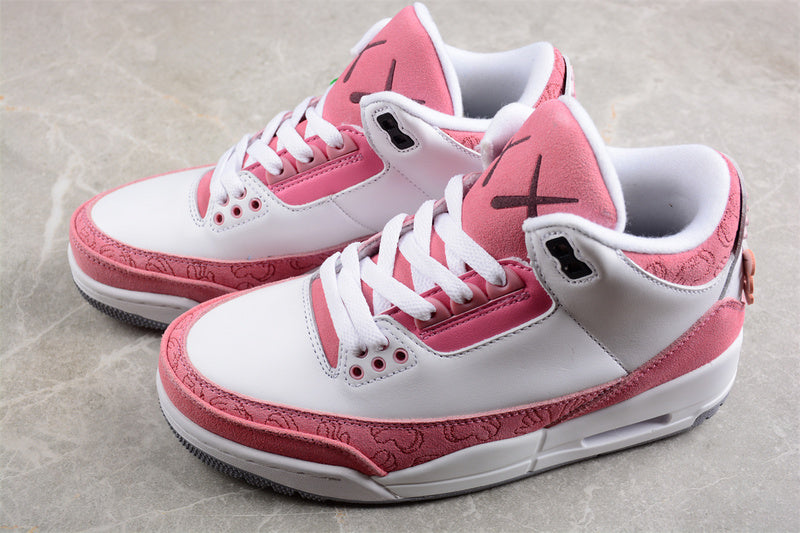 AIR JORDAN 3 RETRO WHITE/PINK