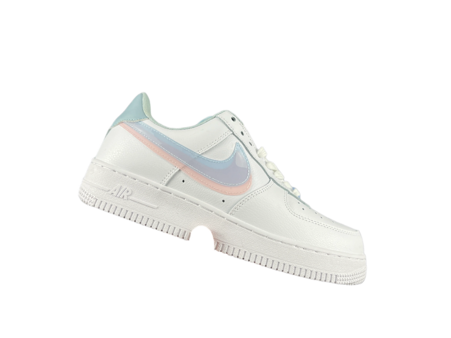 NIKE AIR FORCE 1 "Double Swoosh Peach Pink"