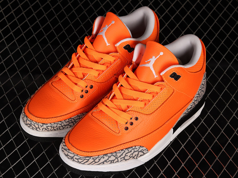 AIR JORDAN 3 RETRO ORANGE/WHITE/BLACK