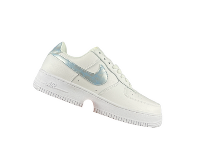 NIKE AIR FORCE 1 Low "White/Blue Iridescent Mist"