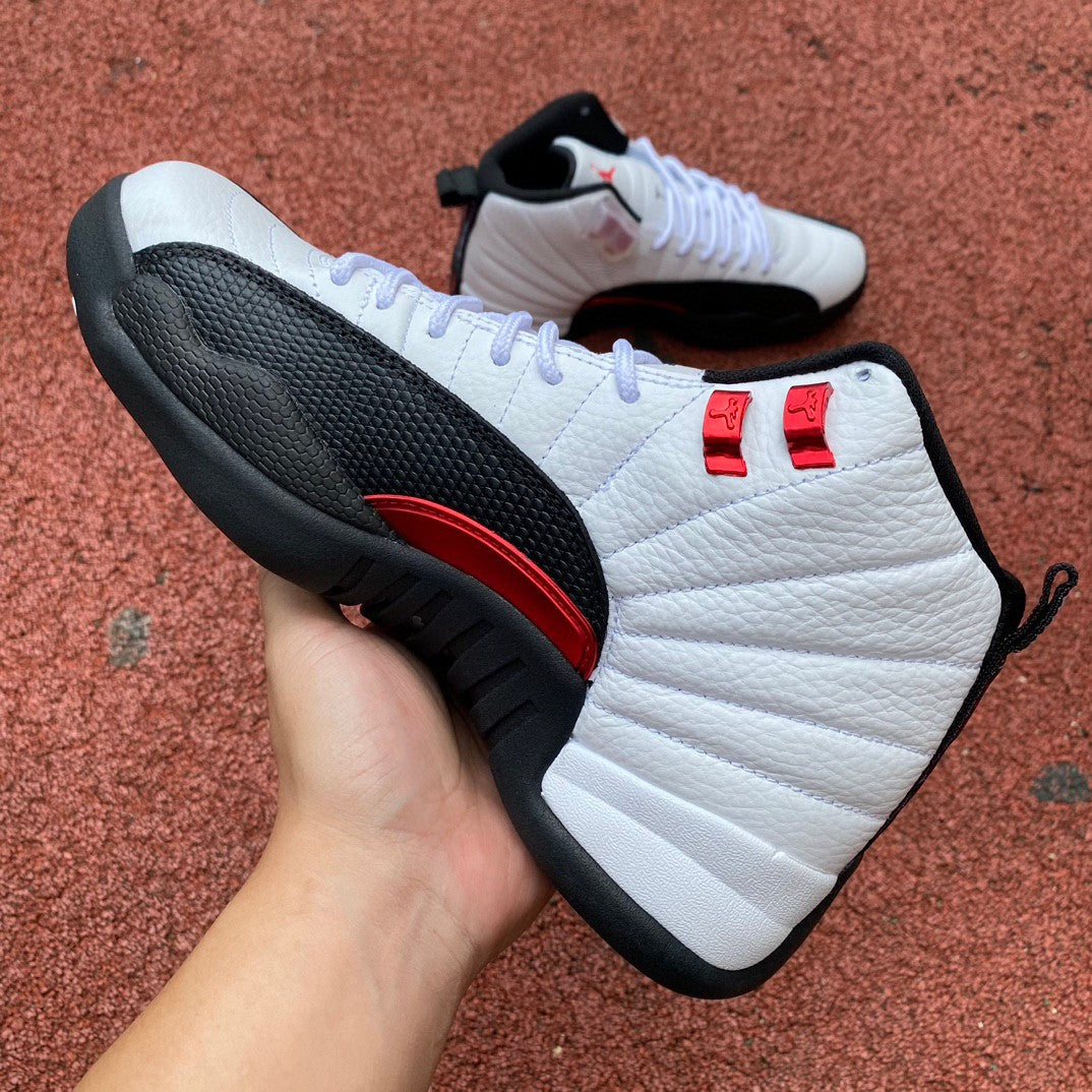 Jordan 12 Retro 'White/Black/Red'