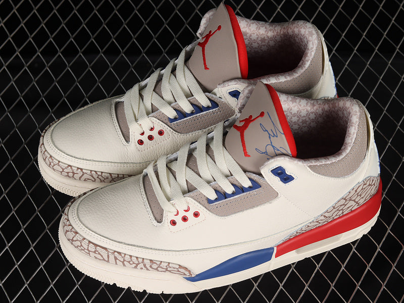 AIR JORDAN 3 RETRO GS INTERNATIONAL FLIGHT SAIL/SPORT ROYAL-FIRE RED