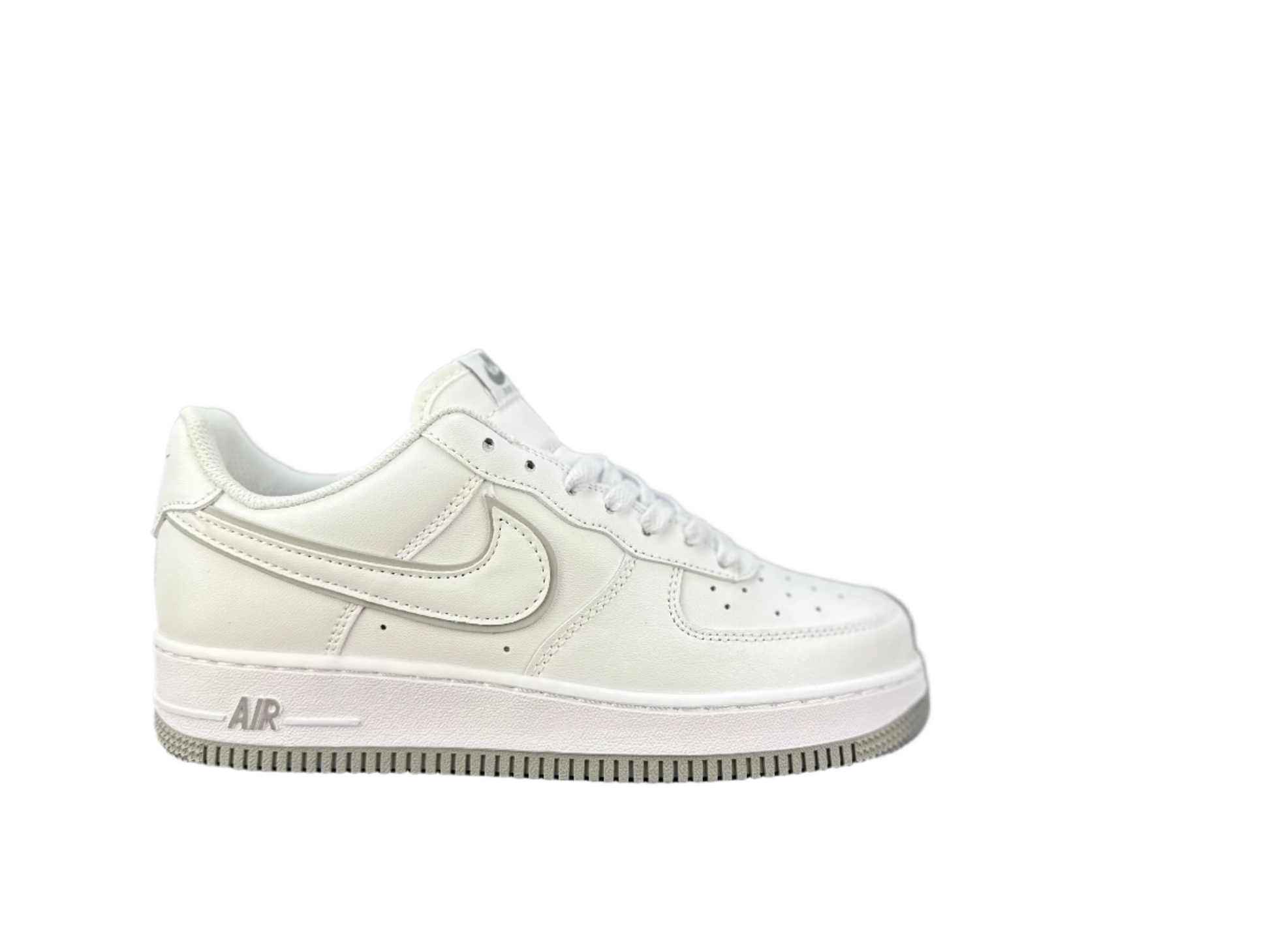 NIKE AIR FORCE 1 "Double Swoosh White/Grey"