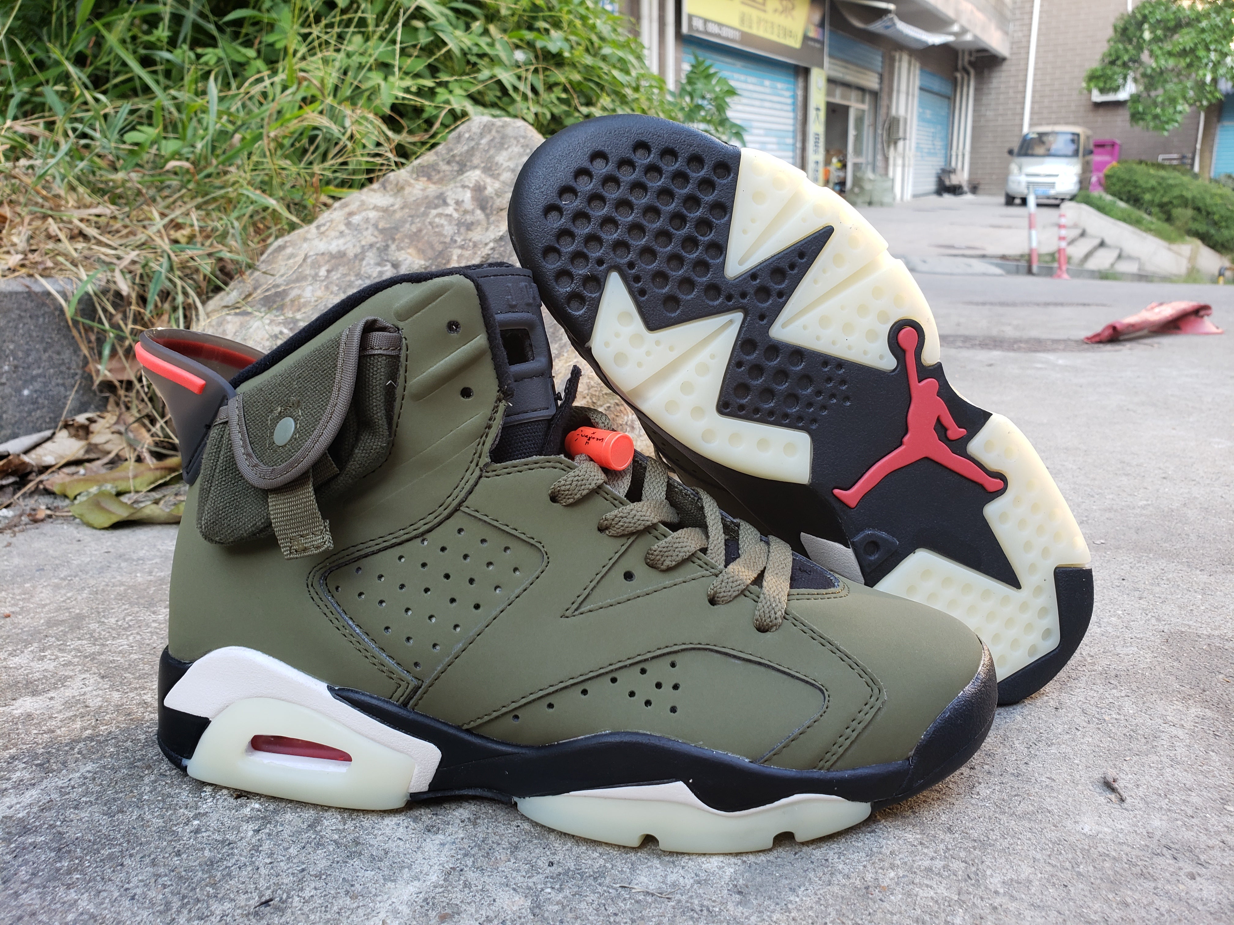 Jordan 6 Retro "Travis Scott - Medium Olive"