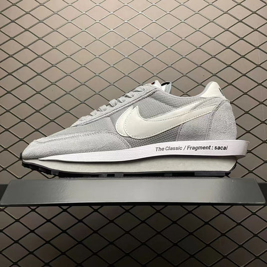 Nike x Sacai LDV Waffle 2.0 in Grey/White: Deconstructed Harmony