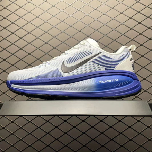 Nike Zoom Vomero in White/Blue: Cloudburst Performance