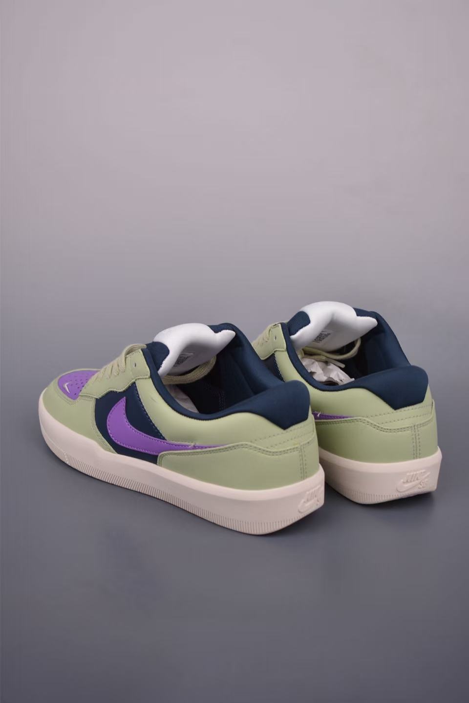 Nike SB Force 58 “Green/Purple” – Bold Contrast for Skate &amp; Street