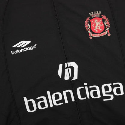 Balenciaga Black Zip-Up Track Jacket