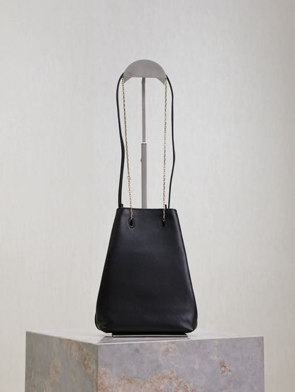 Saint Laurent Pochon Bucket Bag – Black