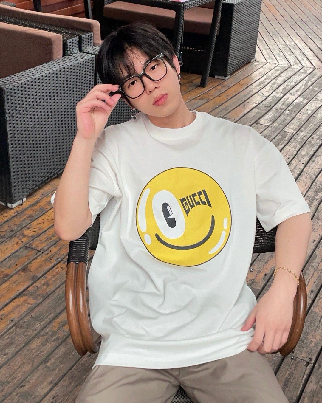 Gucci Smiley Face T-Shirt