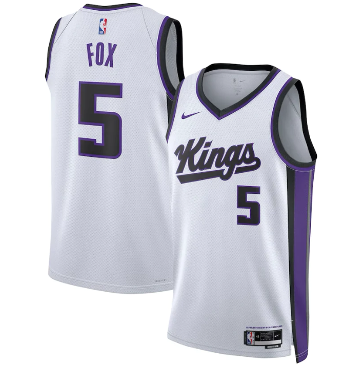 DE'AARON FOX SACRAMENTO KINGS ASSOCIATION JERSEY - Prime Reps