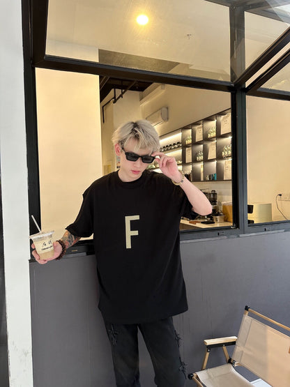 Fear of God Letter F T-Shirt (Black)