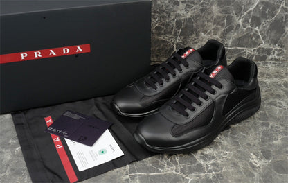 PRADA AMERICA'S CUP LEATHER BLACK