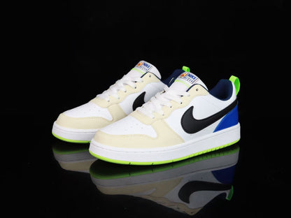 NikeCourt Borough in White/Blue/Green: Clubhouse Heritage