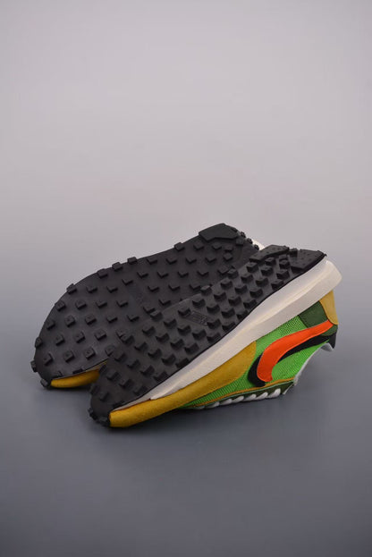 Nike x Sacai LDV Waffle 2.0 in Yellow/Green: Chromatic Bloom