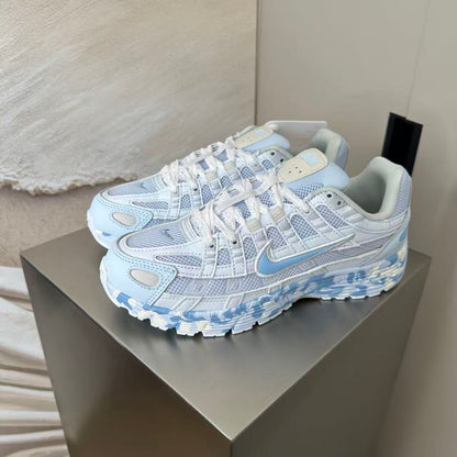 Nike P-6000 "White/Light Blue" – Clean Retro Runner