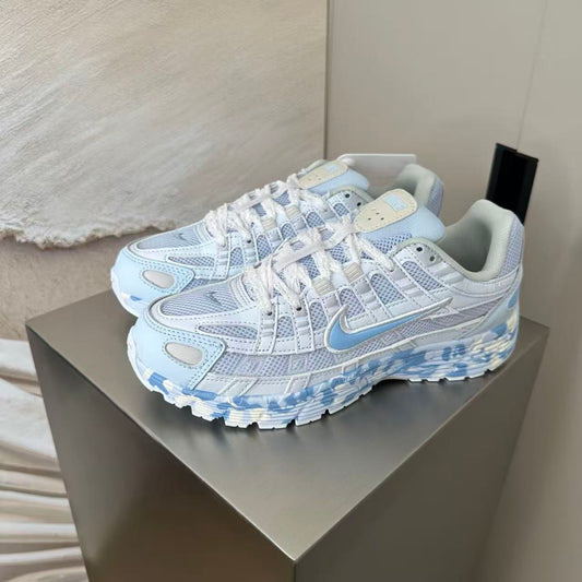 Nike P-6000 "White/Light Blue" – Clean Retro Runner