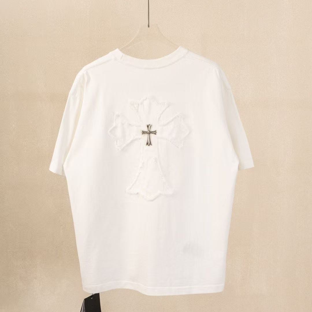 Chrome Hearts Classic Crewneck T-Shirt in White/Black