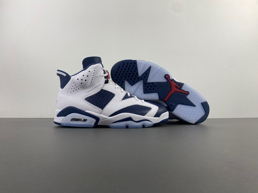 Air Jordan VI Retro "White / Midnight Navy / Varsity Red"