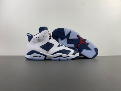 Air Jordan VI Retro "White / Midnight Navy / Varsity Red"