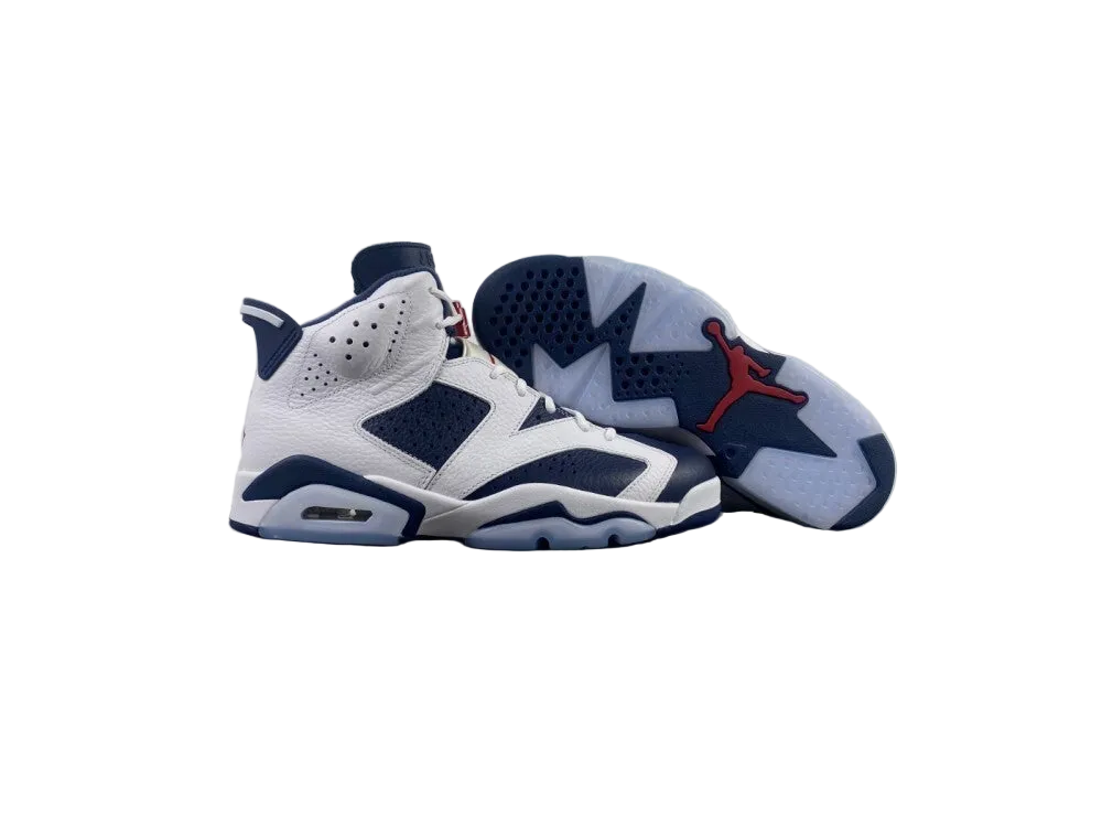 Air Jordan VI Retro "White / Midnight Navy / Varsity Red"