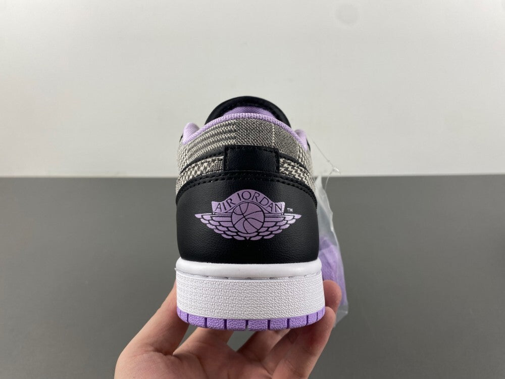 Air Jordan 1 Low "Court Purple / Plaid"