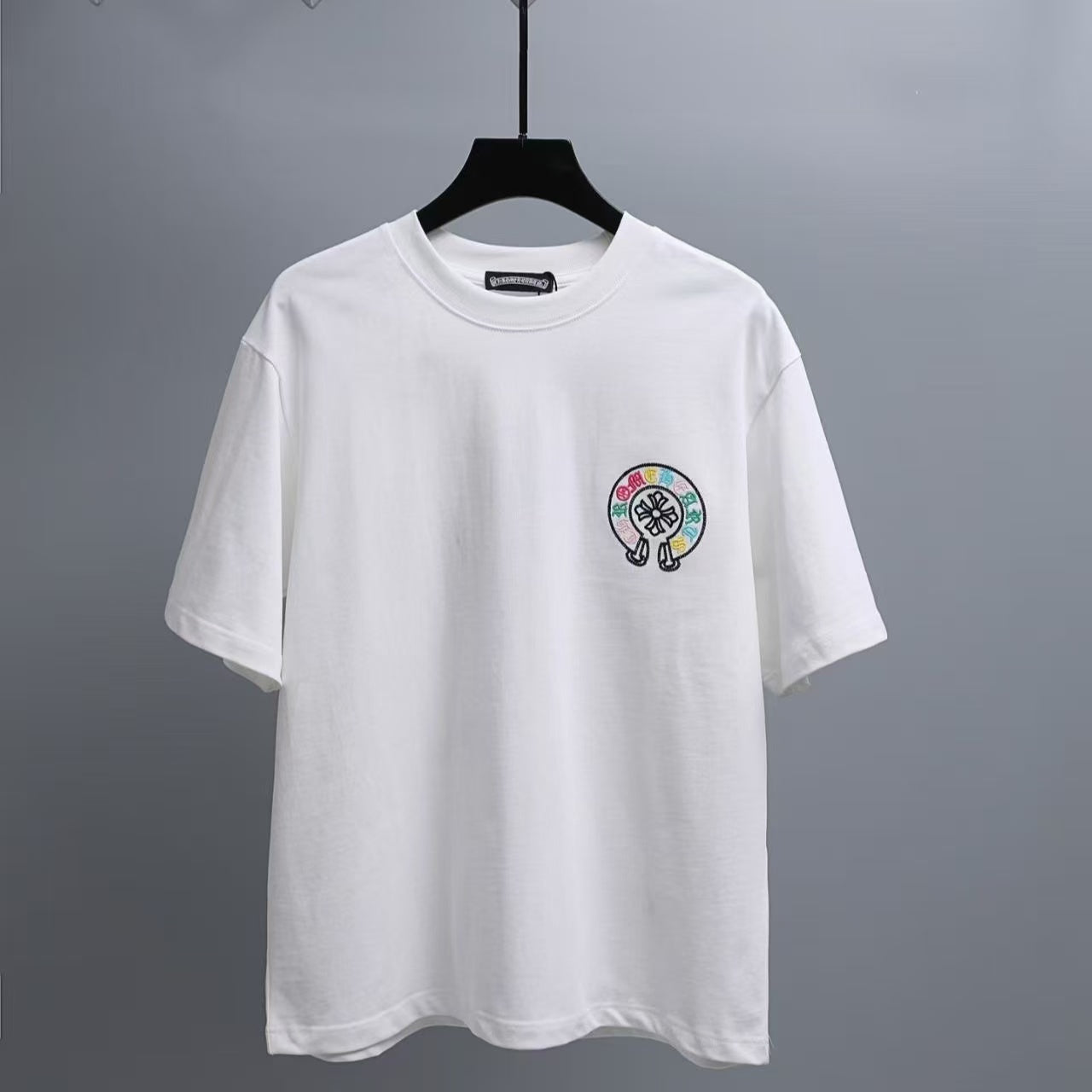 Chrome Hearts Classic Crewneck T-Shirt in White Multicolor
