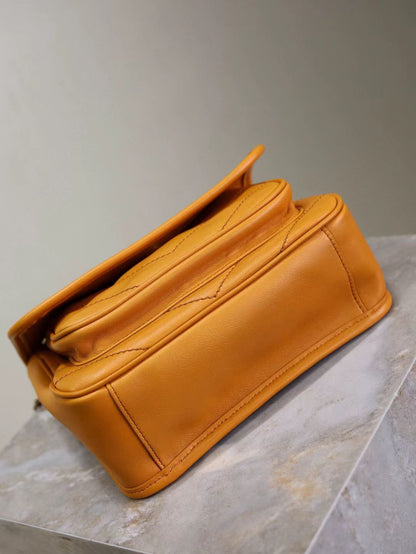 Saint Laurent Sunflower Yellow Lambskin Bag