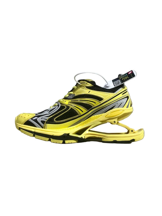 Balenciaga Black/Yellow Retro Spring Sneaker: Kinetic Nostalgia