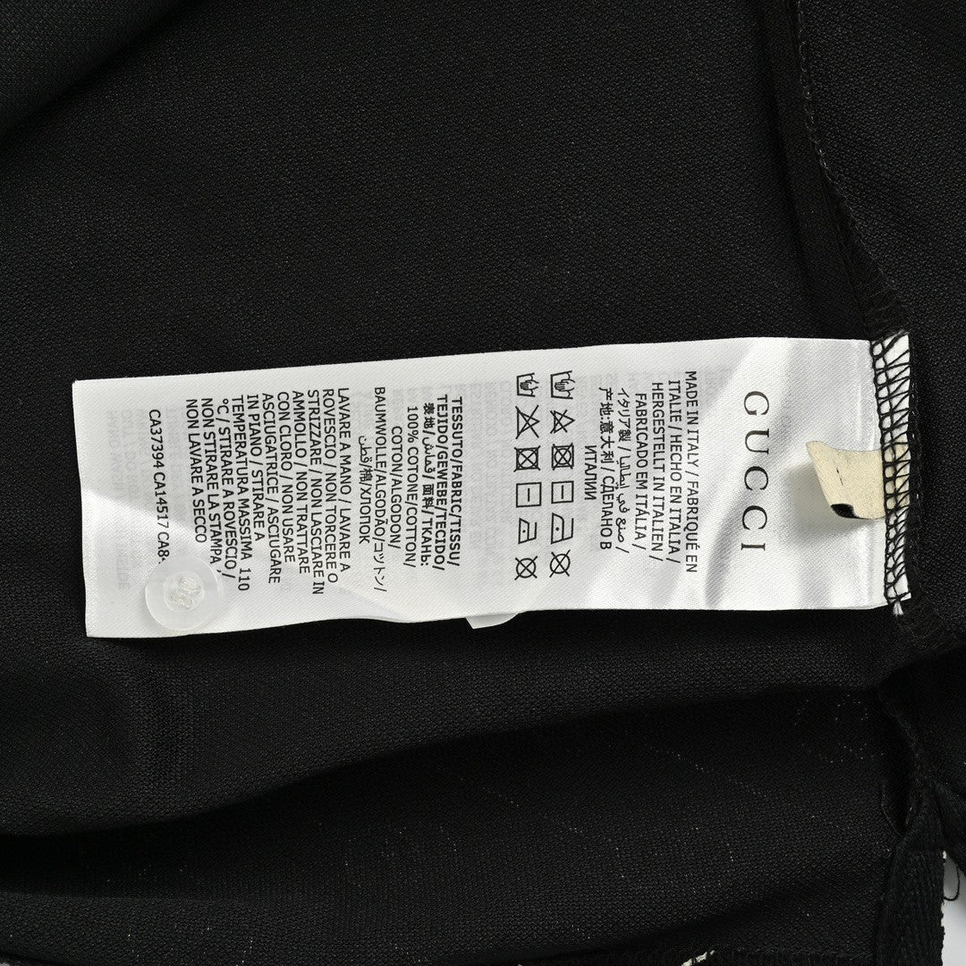 Gucci Black GG Pattern Polo Shirt