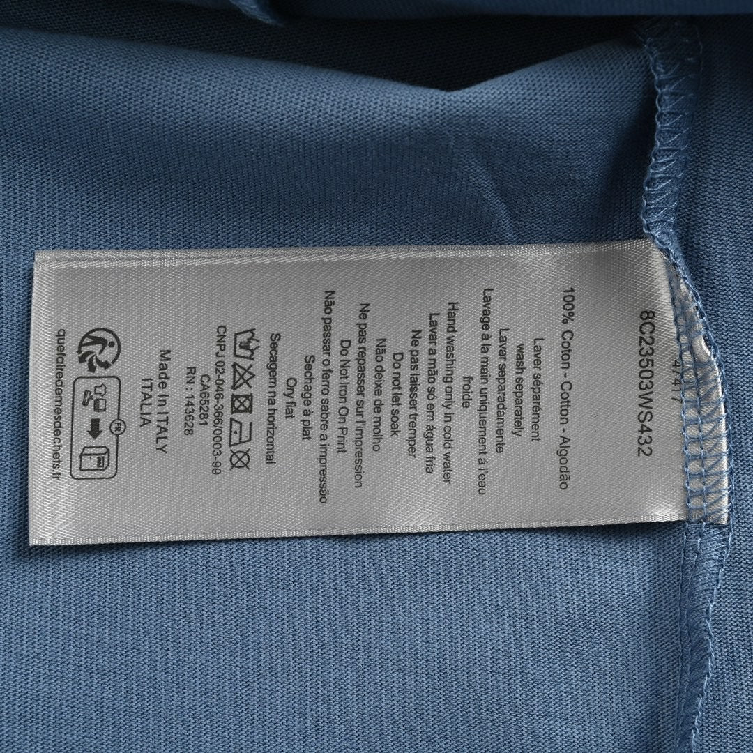 Dior Classic Logo T-Shirt (Blue)