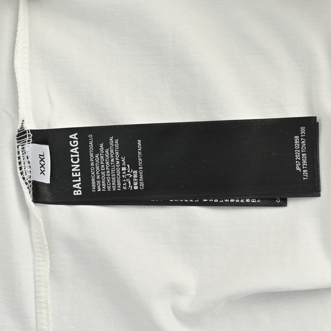 Ba*len*cia*ga x vetements logo t-shirt (white)