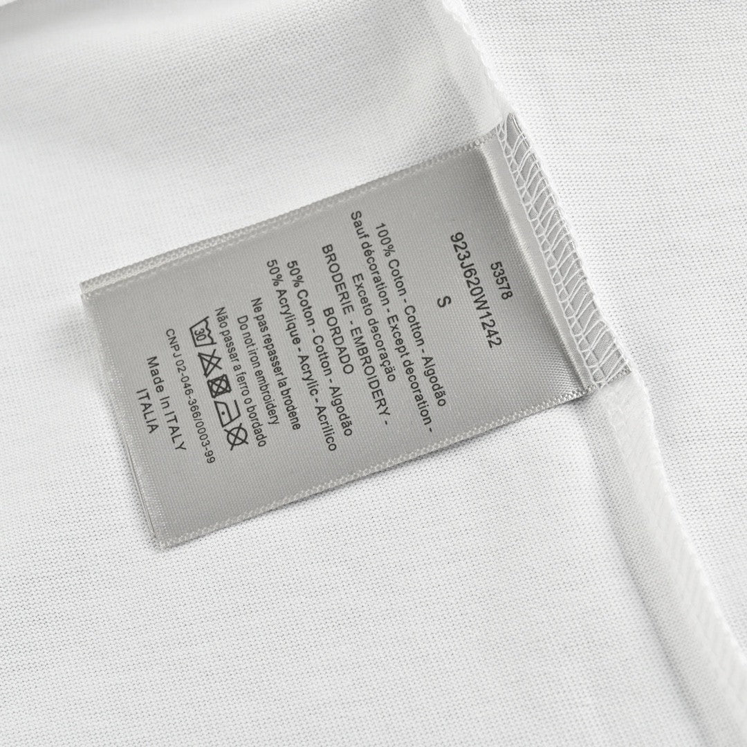 Dior Safety Pin Logo T-Shirt Primereps