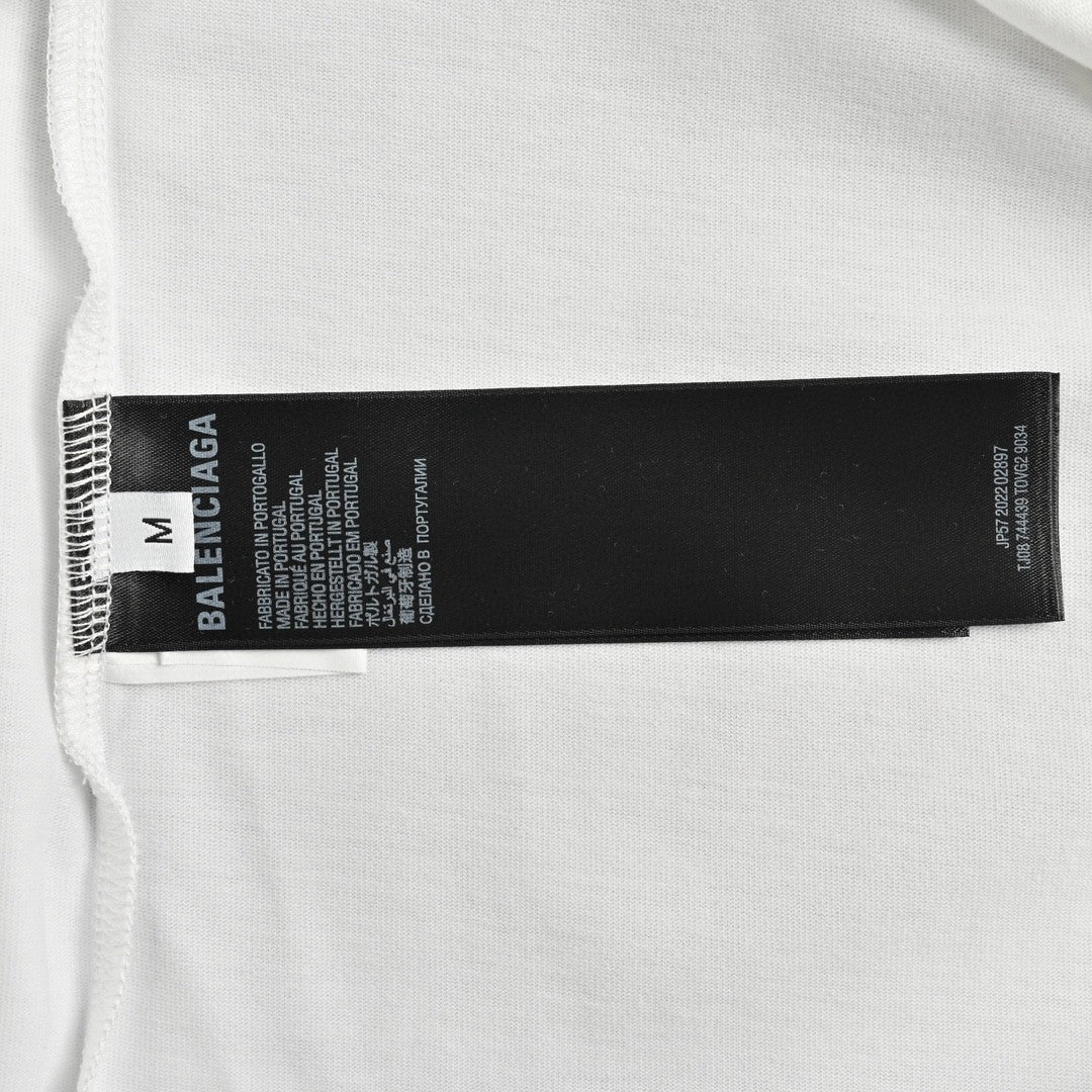 Balenciaga Multicolor Graphic Logo T-Shirt Primereps