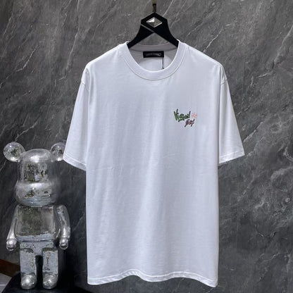 Chrome Hearts Classic Crewneck T-Shirt in White/Black/Pink