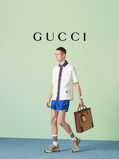 Gucci Contrast Collar Shirt