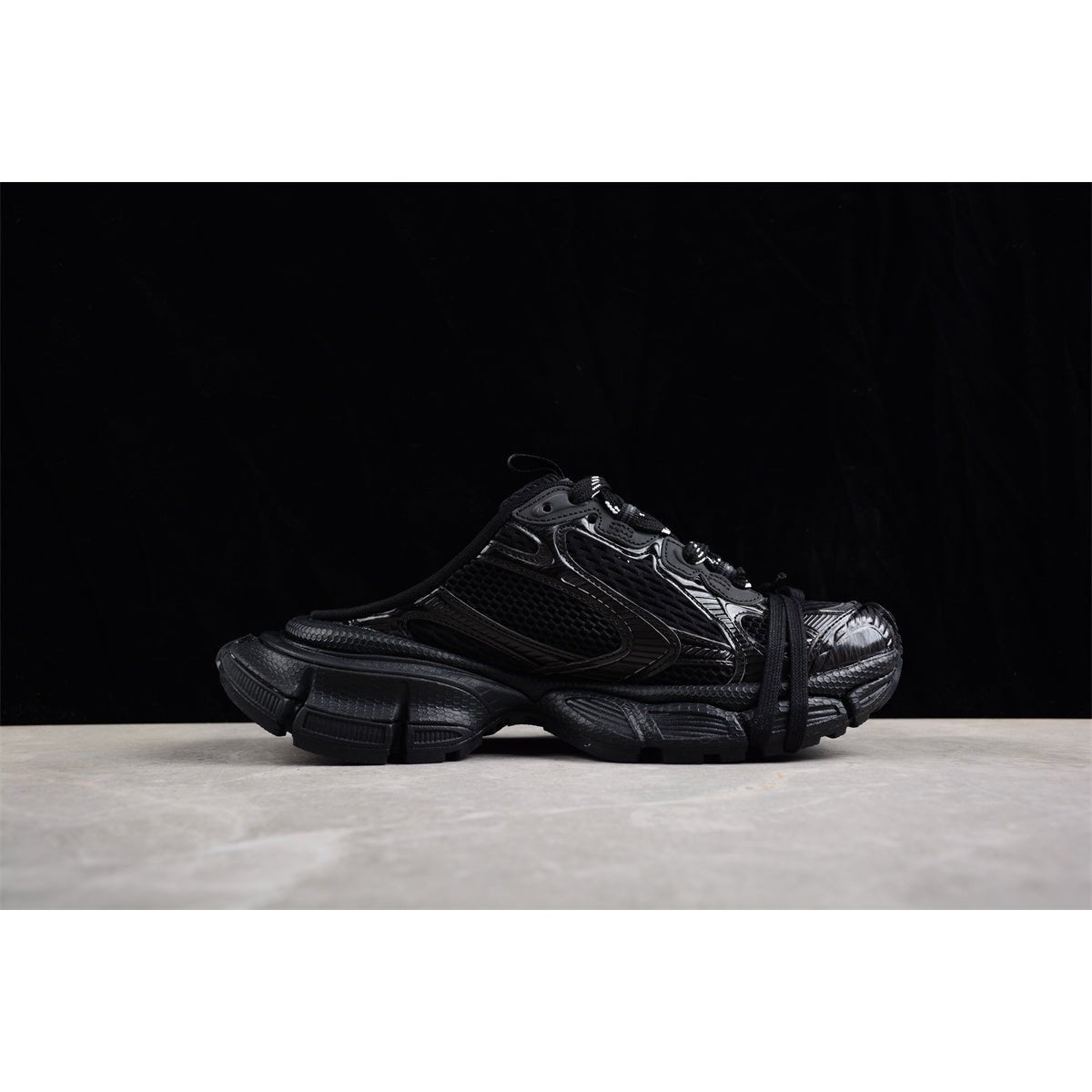 BALENCIAGA 3XL MULE x ALL BLACK - Prime Reps