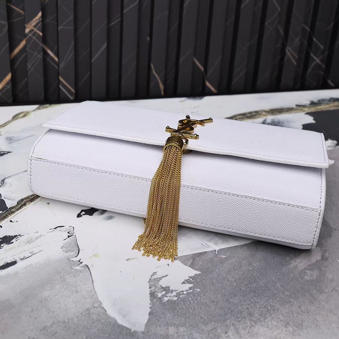 Saint Laurent White Bag