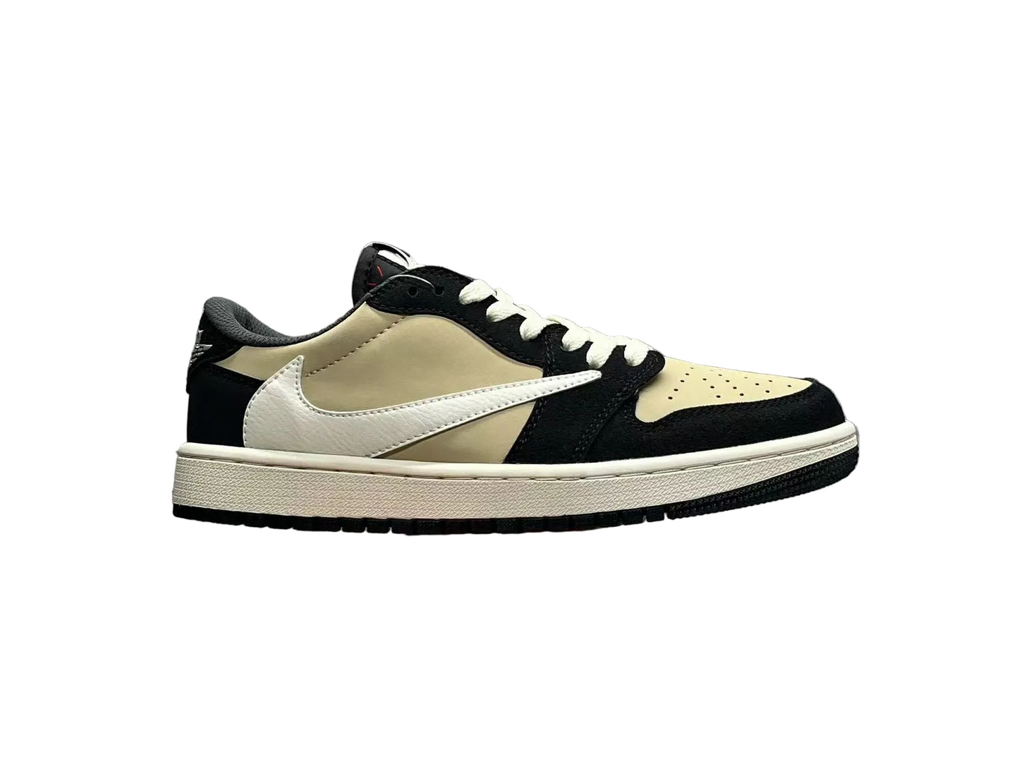 Air Jordan 1 Low "Black/Sail Reverse Swoosh"