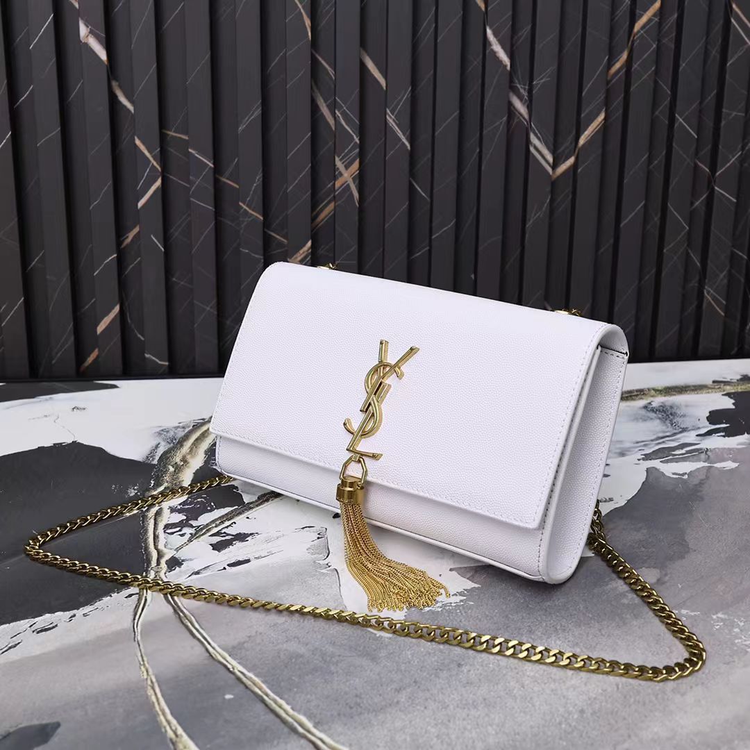 Saint Laurent White Bag