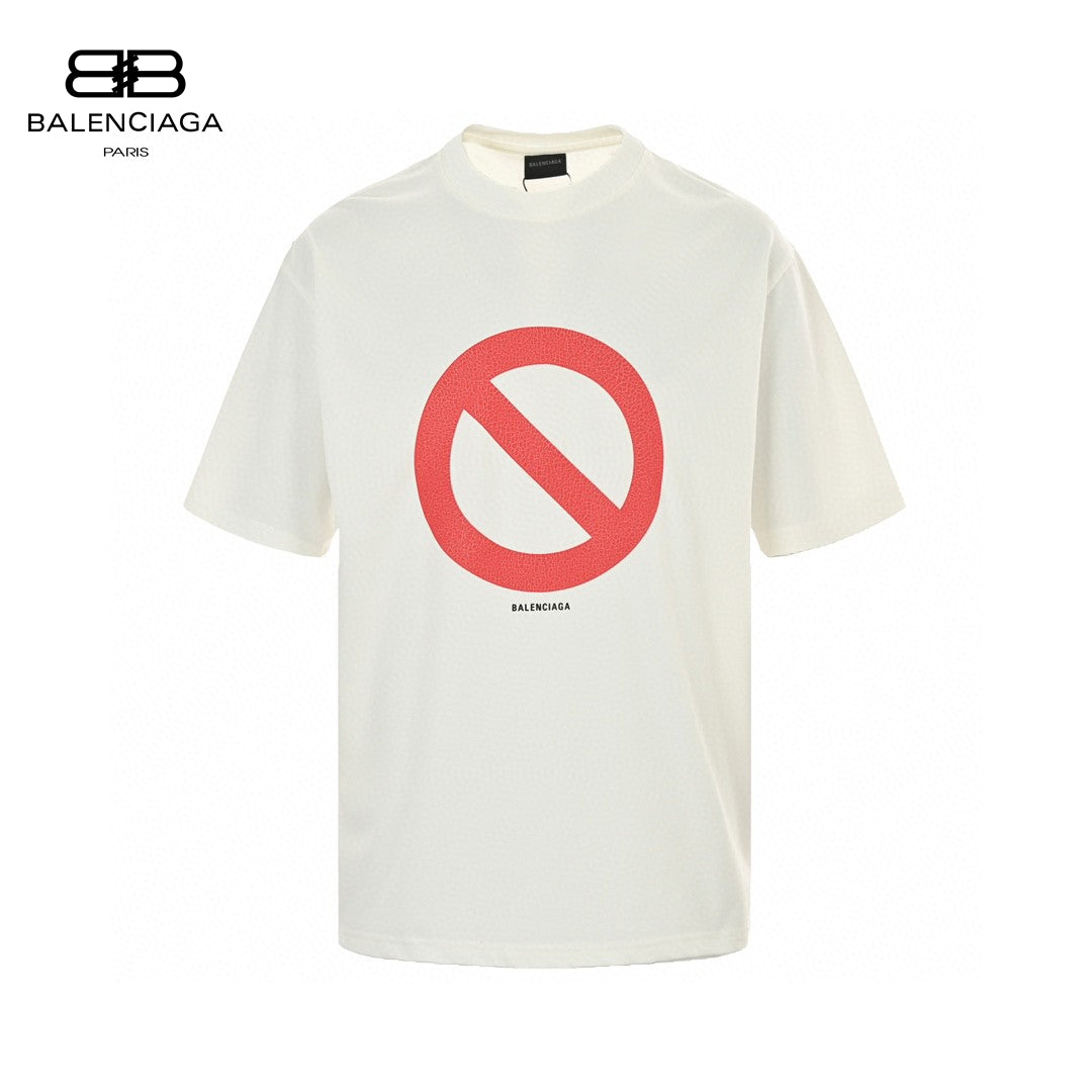 Ba*len*cia*ga t-shirt - prohibition symbol