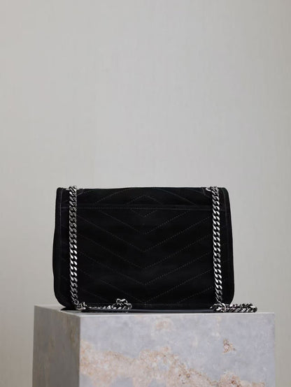 Saint Laurent Black Grain de Poudre Bag