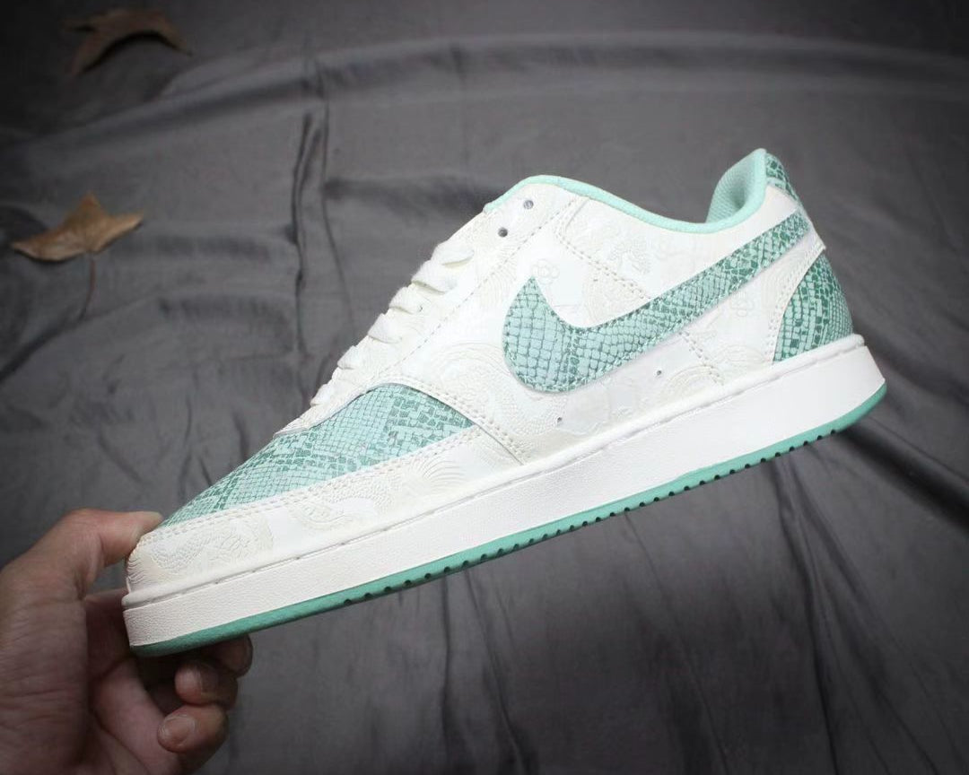 Nike Court Vision Low "White/Green" – Retro Revival