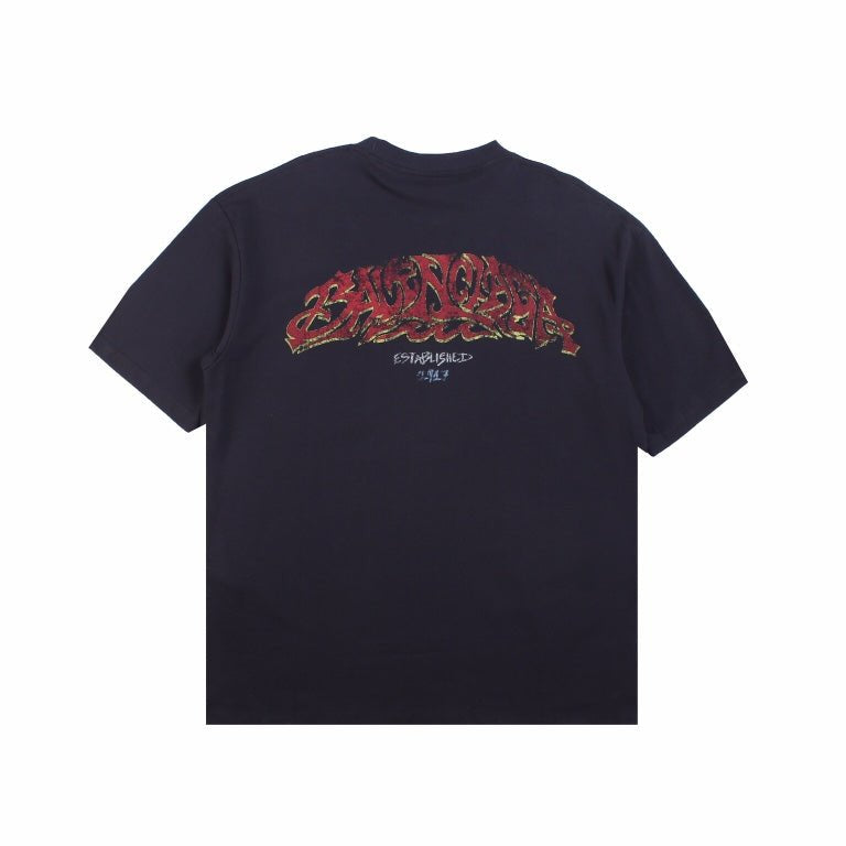 BALENCIAGA GRAFFITI T-SHIRT BLACK - Prime Reps