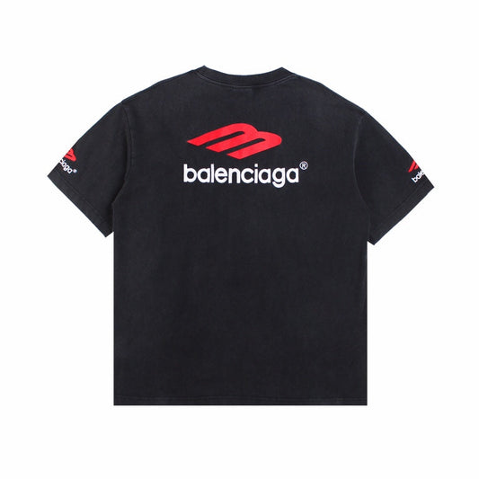 BALENCIAGA LOGO GRAPHIC T-SHIRT BLACK - Prime Reps
