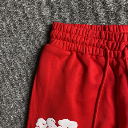 DENIM TEARS COTTON WREATH SWEATPANTS RED - Prime Reps