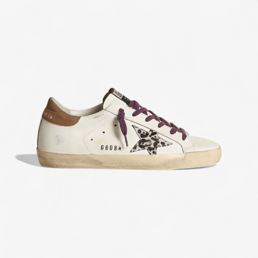 Golden Goose Super-Star Leopard Star Sneaker