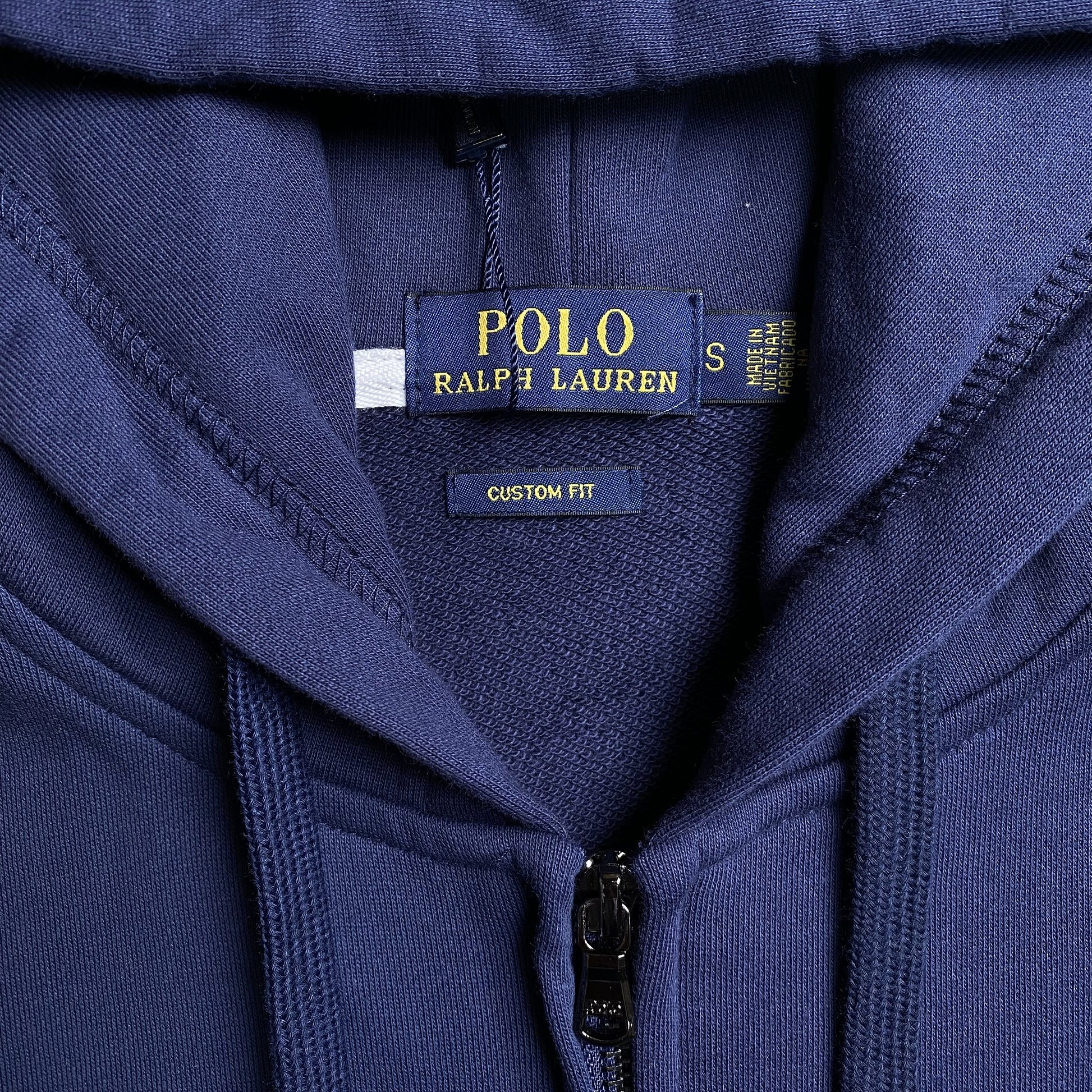 POLO RALPH LAUREN ZIP UP HOODIE NAVY - Prime Reps
